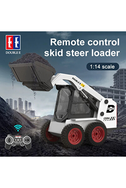 DOUBLE EAGLE RC 1:14 Bobcat S70 Mini Ekskavatör / Mini Yükleyici – Uzaktan Kumandalı Kepçeli İş Makinesi