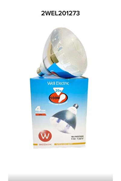 WELL ELECTRIC WELL PAR 38 20w 110v E27 RED Capsule, 5 capsules