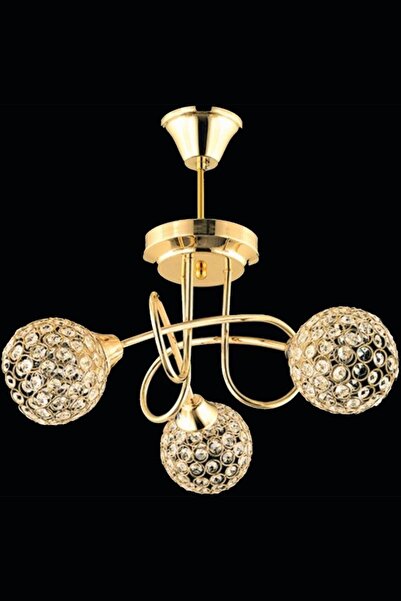 Avonni Ahtapot Modern Avize E27 36W 50cm Metal Gold Avonni-FZ-7109-3S