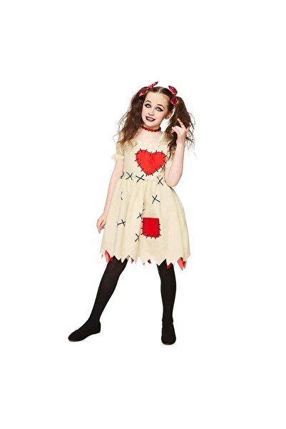 Mad Costumes Voodoo Doll Costume for Kids 9-10 Years