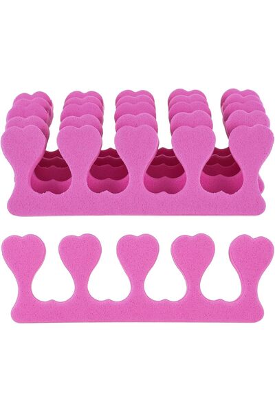 genric 20 قطعة من فواصل أصابع القدم واليد المصنوعة من الإسفنج - فواصل أظافر إ...