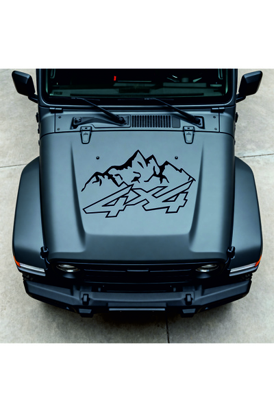 Oracal Mountain Walk – Stickere Auto 4×4 Off-Road – Dimensiuni 40x20 cm.