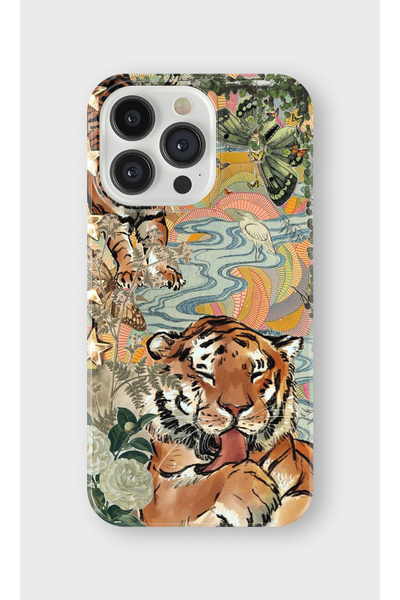 lelia حافظة هاتف شفافة متوافقة مع آيفون 15 برو مطبوع |   المجموعة: وايلد سبير...