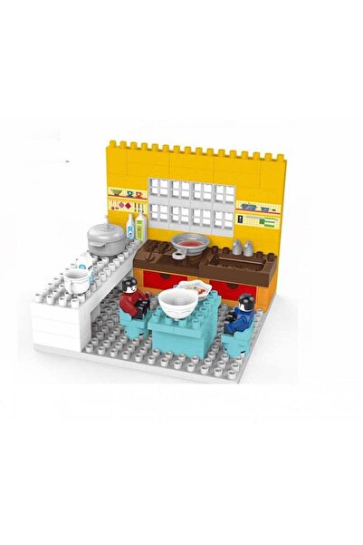 Generic Family Centre Kitchen-Shaped Building Blocks 87 Pieces Model 22-35006A