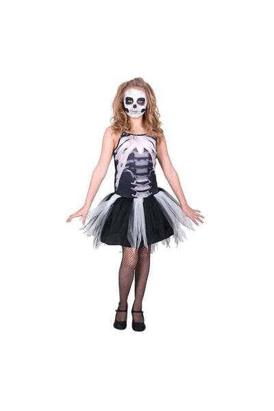Generic Mad Customs Skeleton Tutu Dress Costume