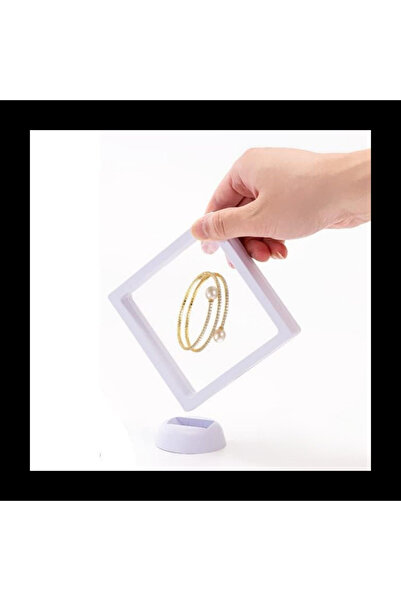 tg tek-iş global 11x11 cm Standlı 3D Takı Koleksiyon Saklama Kutusu–Şeffaf Fi...