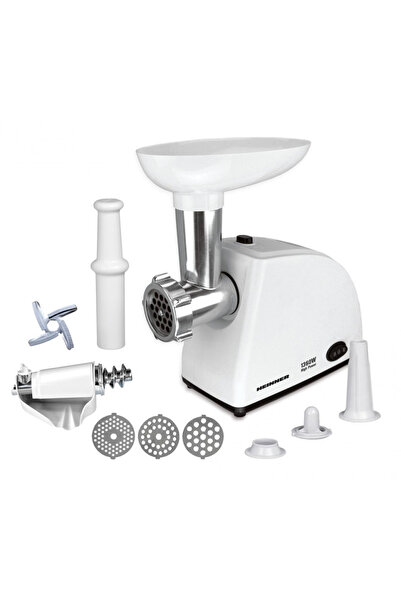 Heinner MG-W1200R Meat Grinder, 1360W, 1.5 kg/min, tomato & sausage attachments, 3 cutting plates