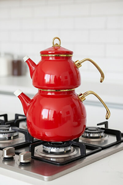 SAVAŞAN Enamel Teapot