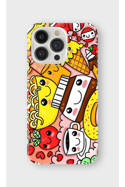 lelia حافظة هاتف شفافة متوافقة مع هاتف iPhone 14 Pro مطبوع |   المجموعة: سناك...