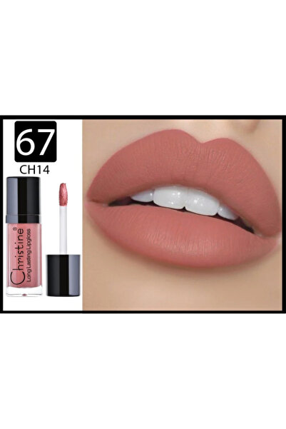Christine Long-lasting matte liquid lipstick - W67