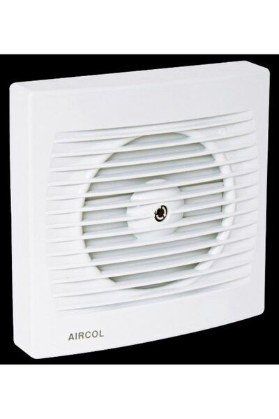 Aircol 150lik Panjurlu Tuvalet, Wc ve Banyo Fanı / Aspiratörü 300 m³/h - 150 MP