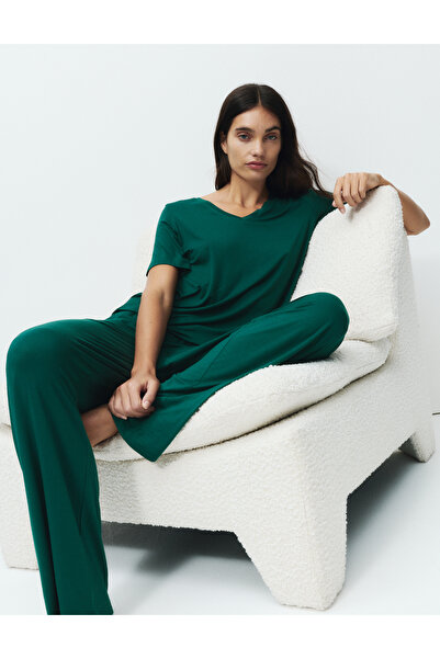 Marks & Spencer Dantel Detaylı Pijama Takımı