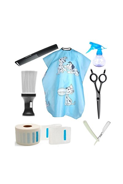 SELA Hairdressing Barber Kit Set No.10 with Children's Cape,