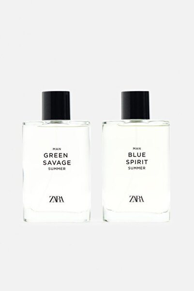 Zara BLUE SPIRIT SUMMER + GREEN SAVAGE SUMMER EDT 2 X 90 ML