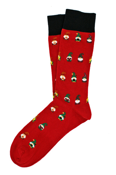 A CLASSE New Year Dwarf Patterned Cotton Men's Socks