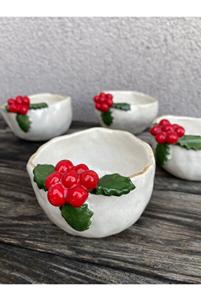 Gesto seramik Kokinali Snack Bowl Ceramic