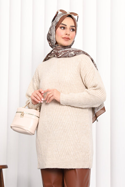 İmajButik Stone Crew Neck Knitwear Sweater