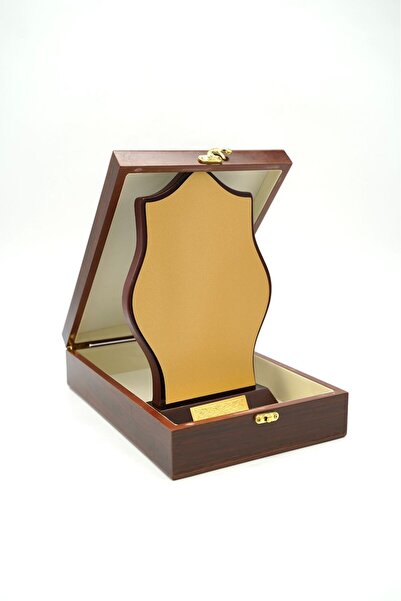 REX درع تكريم فاخر مقاس S مع صندوق خشبي و لوحة نحاسية للطباعة 69704