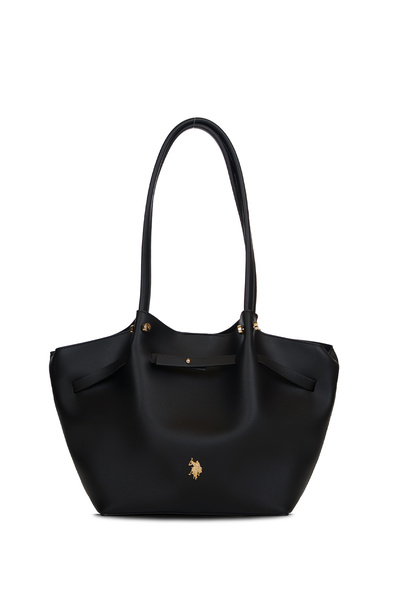 U.S. Polo Assn. حقيبة كتف نسائية سوداء Us26201