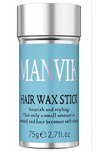 MANVIK Hair Wax Stick 75g (2.7 oz) – Strong Hold, Anti-Frizz, Smooth Styling ...