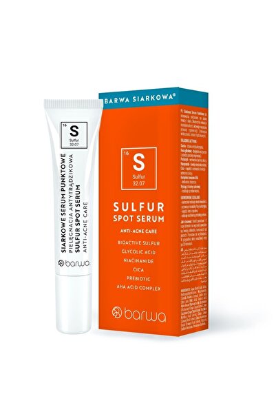 Barwa Cosmetics Ser facial antiacneic cu sulf, Barwa, 15 ml