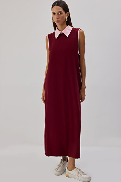 Touché Privé Shirt Collar Crepe Jilet