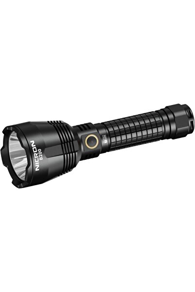 NICRON B200 Rechargeable LED Flashlight — 1600 Lumens, 1000m Range, Type-C, 6 Modes, IPX8