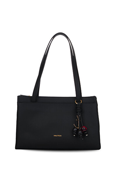 Nautica حقيبة كتف نسائية سوداء Cn7660t