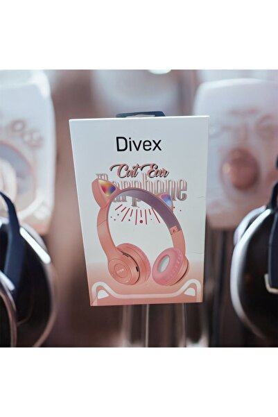 SELVİ Divex cat ear ışıklı kafa üstü kedi kulaklık