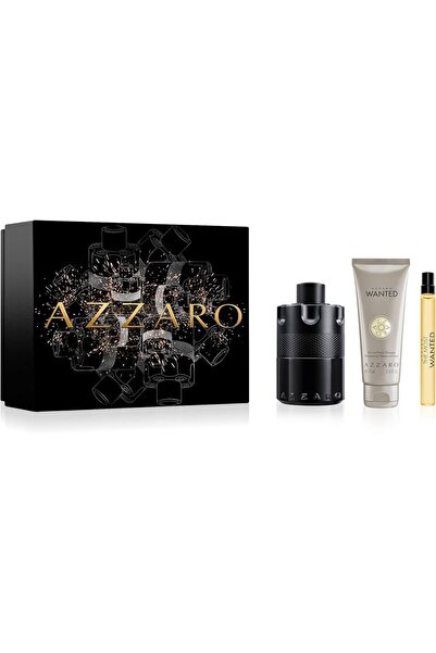 Azzaro مجموعة "الأكثر طلباً" للرجال: عطر مركز 100 مل + عطر مركز 10 مل + منتجات العناية بالشعر