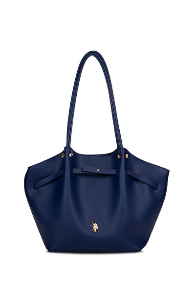 U.S. Polo Assn. حقيبة كتف نسائية باللون الأزرق الداكن Us26201