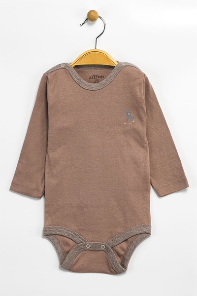 Aziz Bebe Baby Boy and Girl Snap Fastener 100% Cotton Bodysuit & Onesie 0 Months - 12 Months