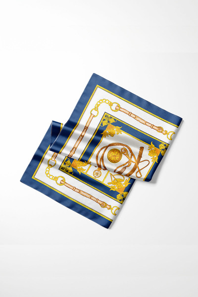 Luma Neckwear İpek Dokulu Saten Fular 70x70