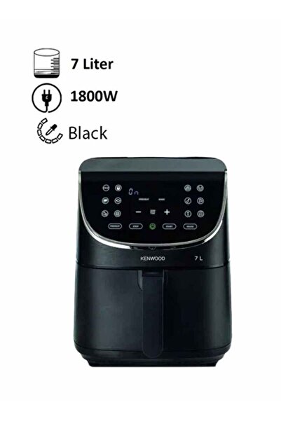 Kenwood Digital Air Fryer, 2.8Kg, Rapid Hot Air Circulation, 7 L 1800 W HFP80.000BK Black