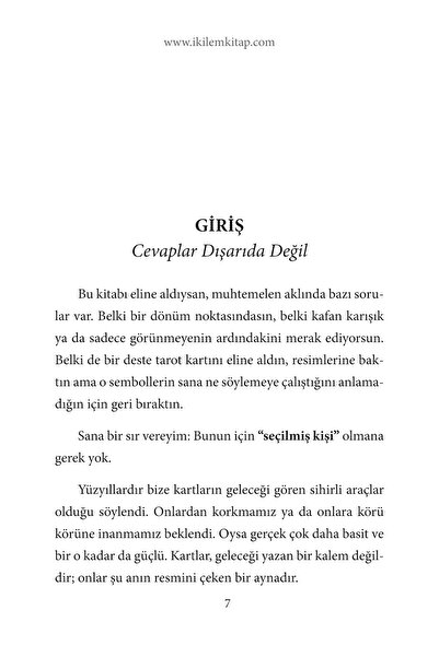 İkilem Yayınevi Pratik Tarot Rehberi / Ezberlemeden Tarot ve Kehanet Kartları Kullanımı