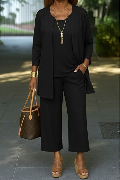 Modayakamoz Women's Long Sleeve Open Front Modal Coat Sleeveless Viscose Two ...