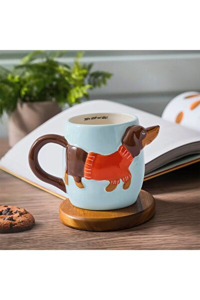 Aryıldız Cozy Köpek Figürlü Kupa 500 ml