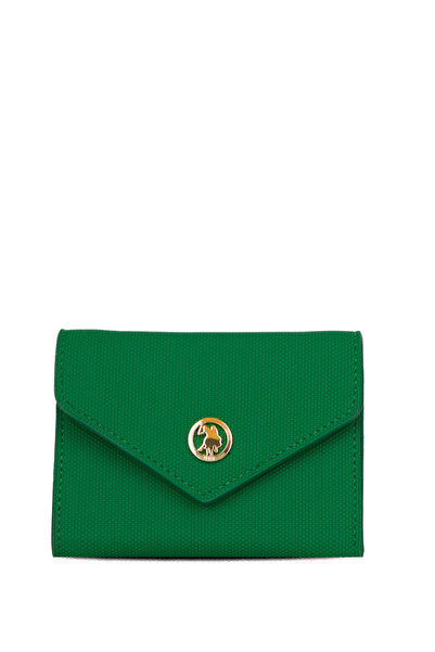 U.S. Polo Assn. Geantă portofoliu verde pentru femei Usc26353