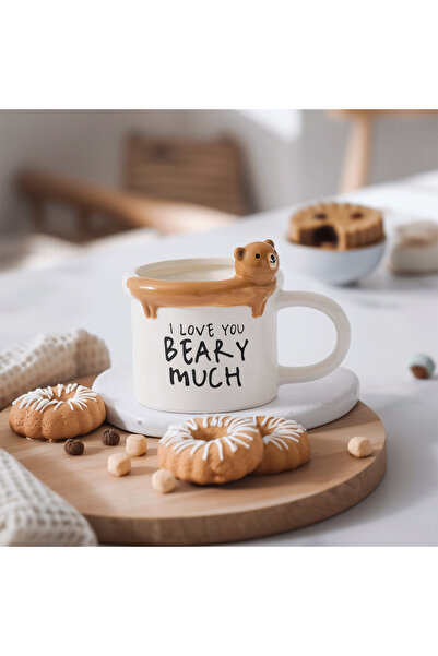 Aryıldız Mood Ayıcık Figürlü Kupa 315 ml