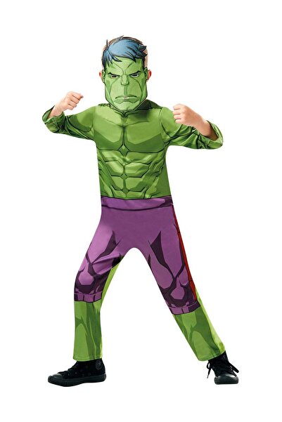 Rubies زي هالك الكلاسيكي من مارفل أفنجرز - مقاس متوسط للأطفال (5-6 سنوات)