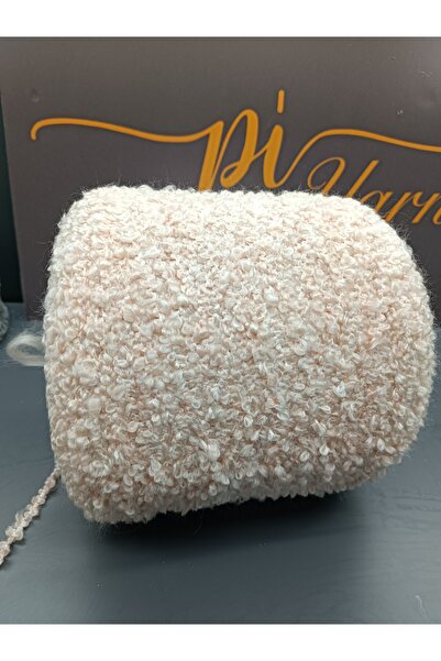 Pİ Yarn İri buklet ip 500 gr el örgü ipi pudra