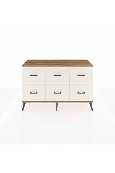 Dienni Hyperion Konsol 6 Çekmeceli 132x44x83 Aytaşı-Çam/Aytaşı
