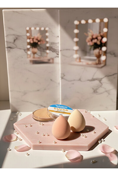 MAISON GLOWEN كونسيلر ماجيك إنتنت بورسلين رقم: 210M-إسفنجة مكياج هدية