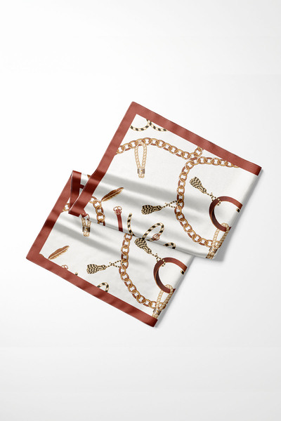 Luma Neckwear İpek Dokulu Saten Fular 70x70