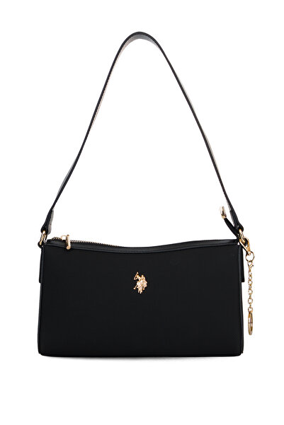 U.S. Polo Assn. حقيبة كتف نسائية سوداء Us26279