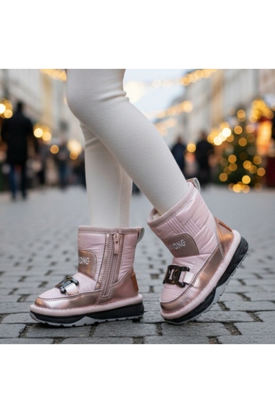 OEM Cizme îmblănite pentru copii, drăguțe, robuste, călduroase și impermeabil...