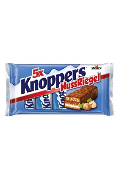 Knoppers Set Batoane cu Crema de Alune 5 buc 200 g