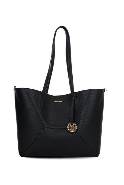 U.S. Polo Assn. حقيبة كتف نسائية سوداء Us26140