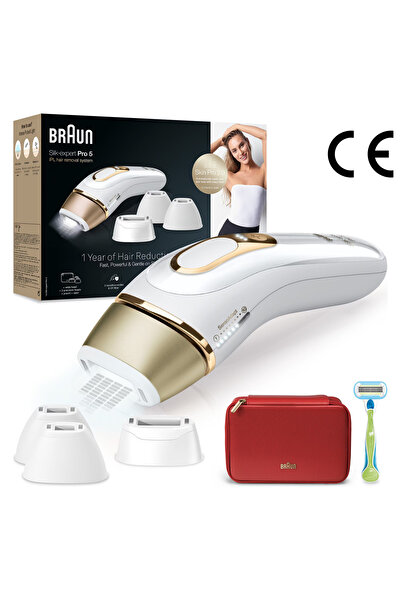 Braun Silk-expert PRO 5 PL5382 IPL Epilator Automatic & Continuous Skin pro 2.0 Sensor,400000 pulses