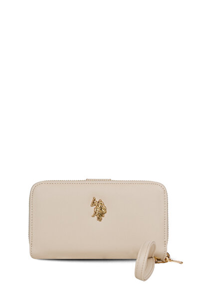 U.S. Polo Assn. Бежева жіноча портфельна сумка Usc26347